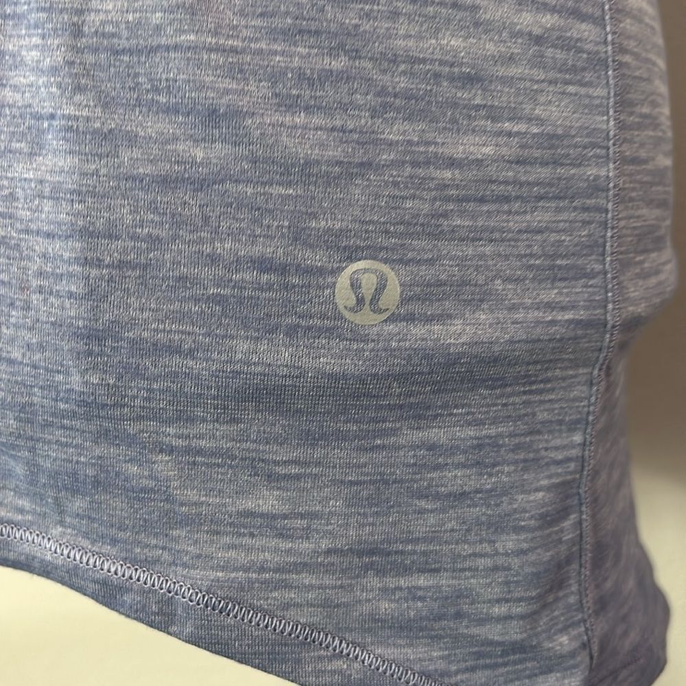 Lululemon Cool Racerback Light Blue Tank Top Size 8 - Picture 5 of 9